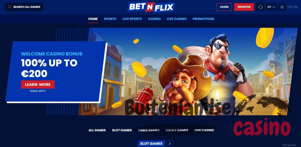 BetNFlix Casino Bonussen